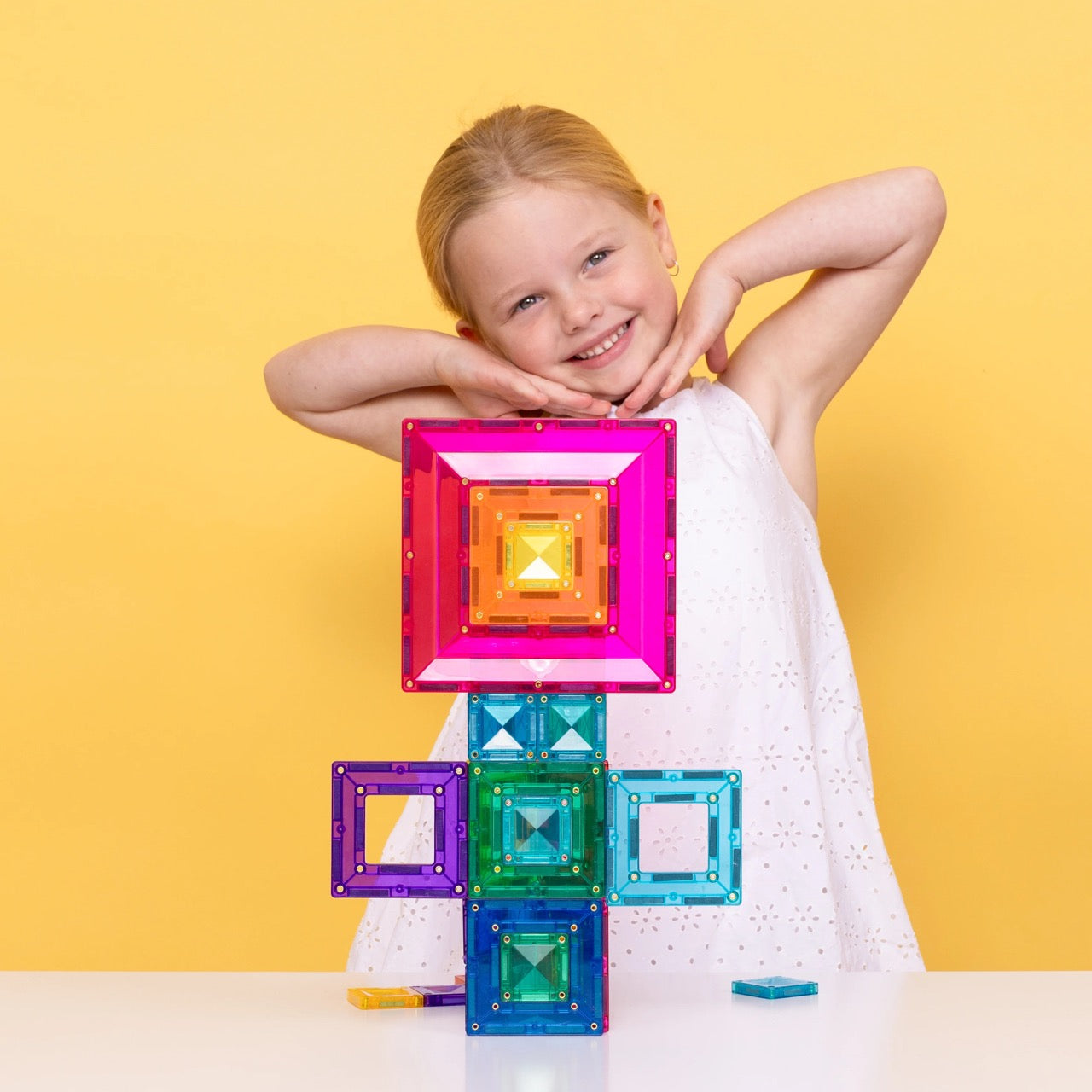 CONNETIX - Magnetic Tiles 48 pc Bright Portal Pack