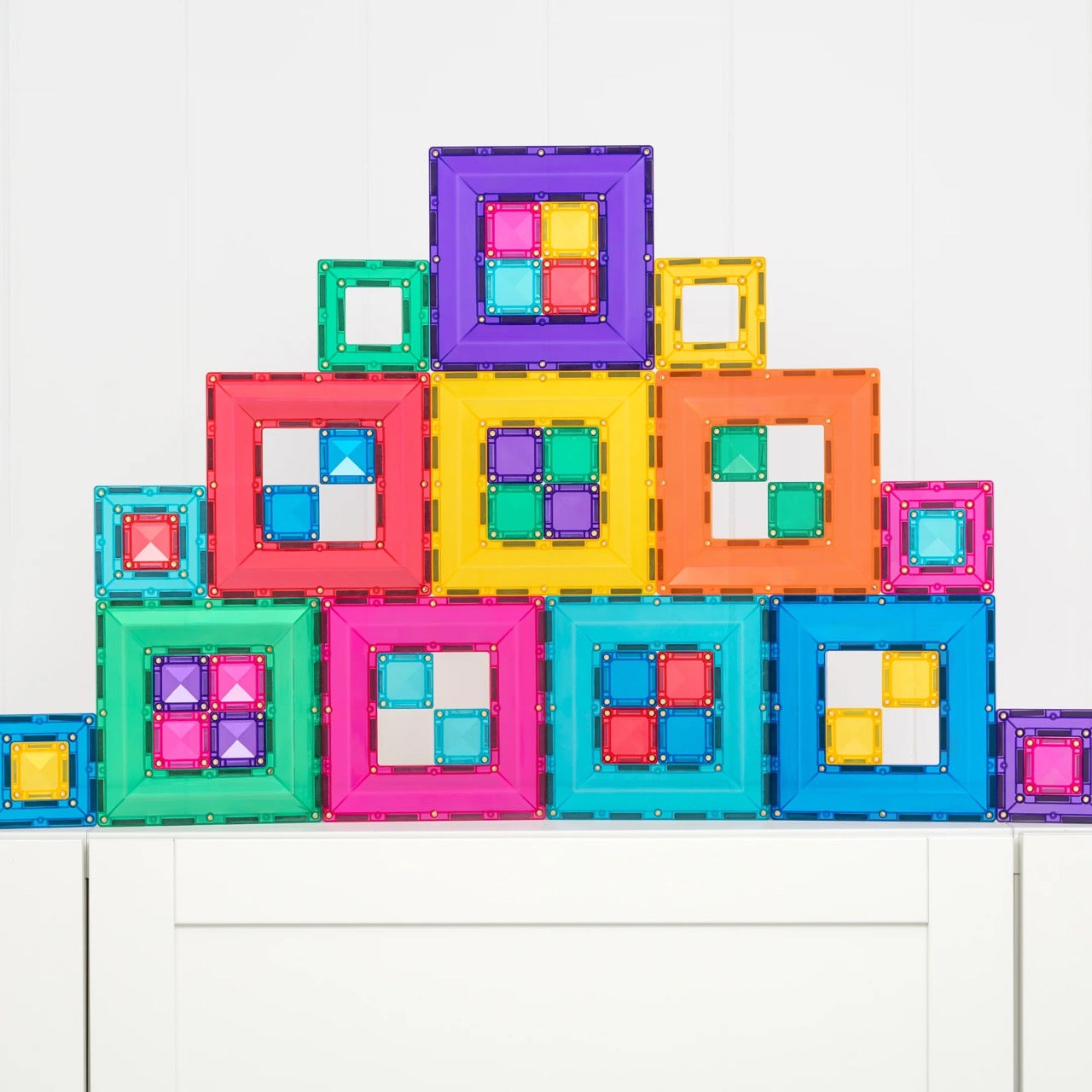 CONNETIX - Magnetic Tiles 48 pc Bright Portal Pack