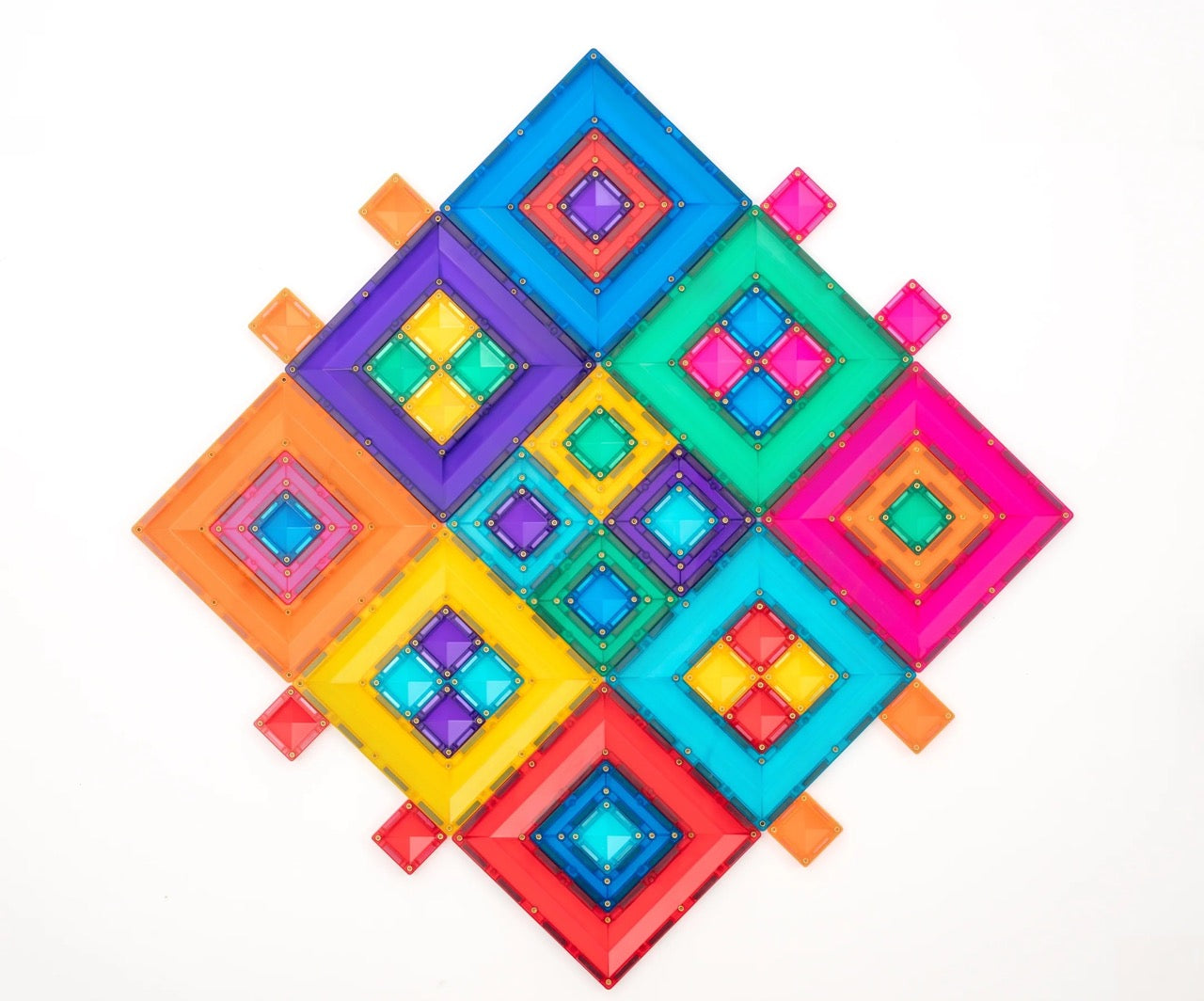 CONNETIX - Magnetic Tiles 48 pc Bright Portal Pack