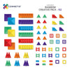 CONNETIX - Magnetic Tiles Rainbow Creative Pack 102 pc