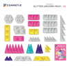 CONNETIX - Magnetic Tiles 56pc Glitter Unicorn Pack