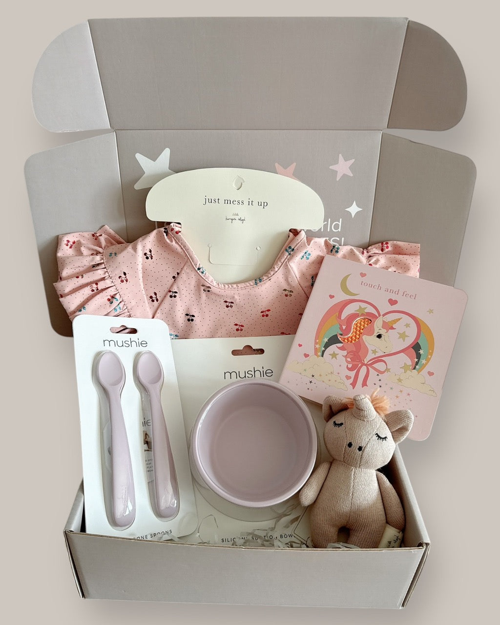 Gift Box Set - Lilac Cherry (for baby 6M+)