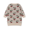 Lapis Knit Dress - Cherry