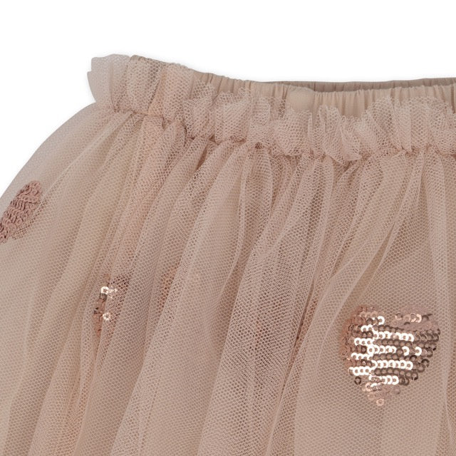 Yvonne Heart Sequins Skirt - Coeur Sequins