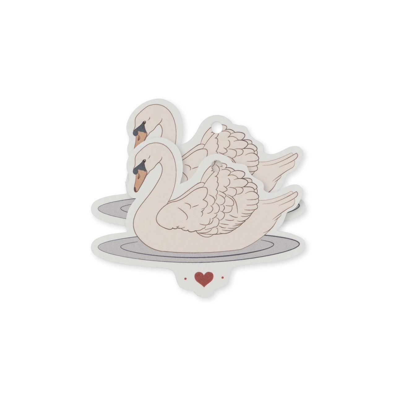 12 Pack Gift Tags - Swan