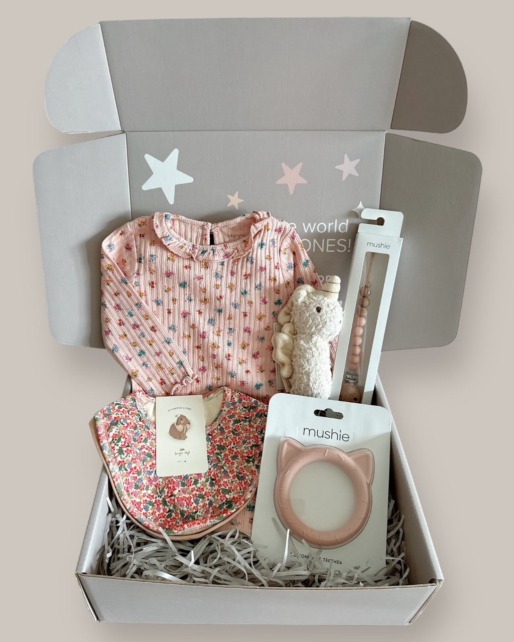 New Born Baby Gift - Bloomie Blush (for baby 0M+)