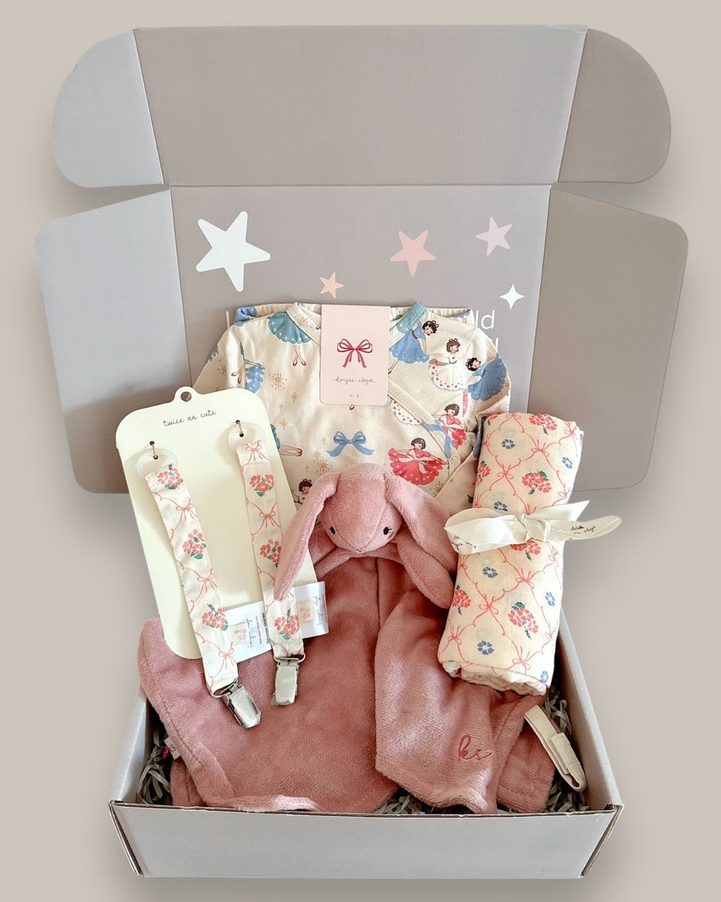 New Born Baby Gift - Pink Ballerina Bow (for baby 0M+)