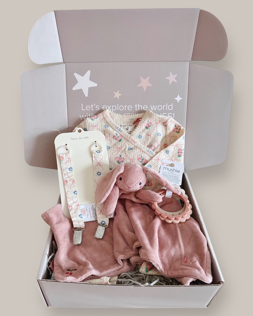 New Born Baby Gift - Sleeping Bunny (for baby 0M+)