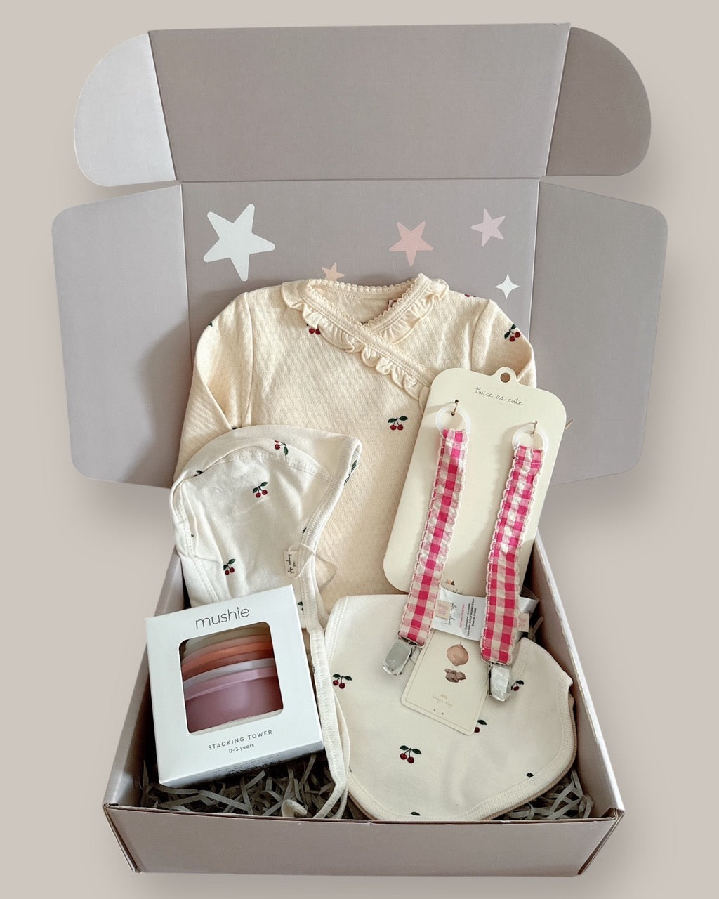 New Born Baby Gift - Tiny Cherry (for baby 0M+)