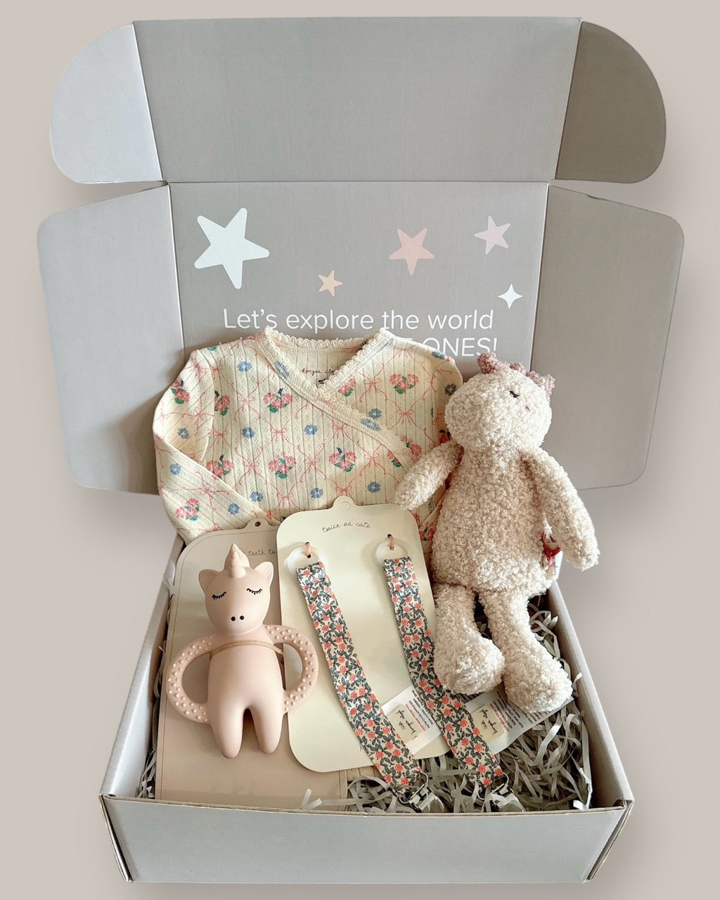 New Born Baby Gift - Teddy Unicorn (for baby 0M+)