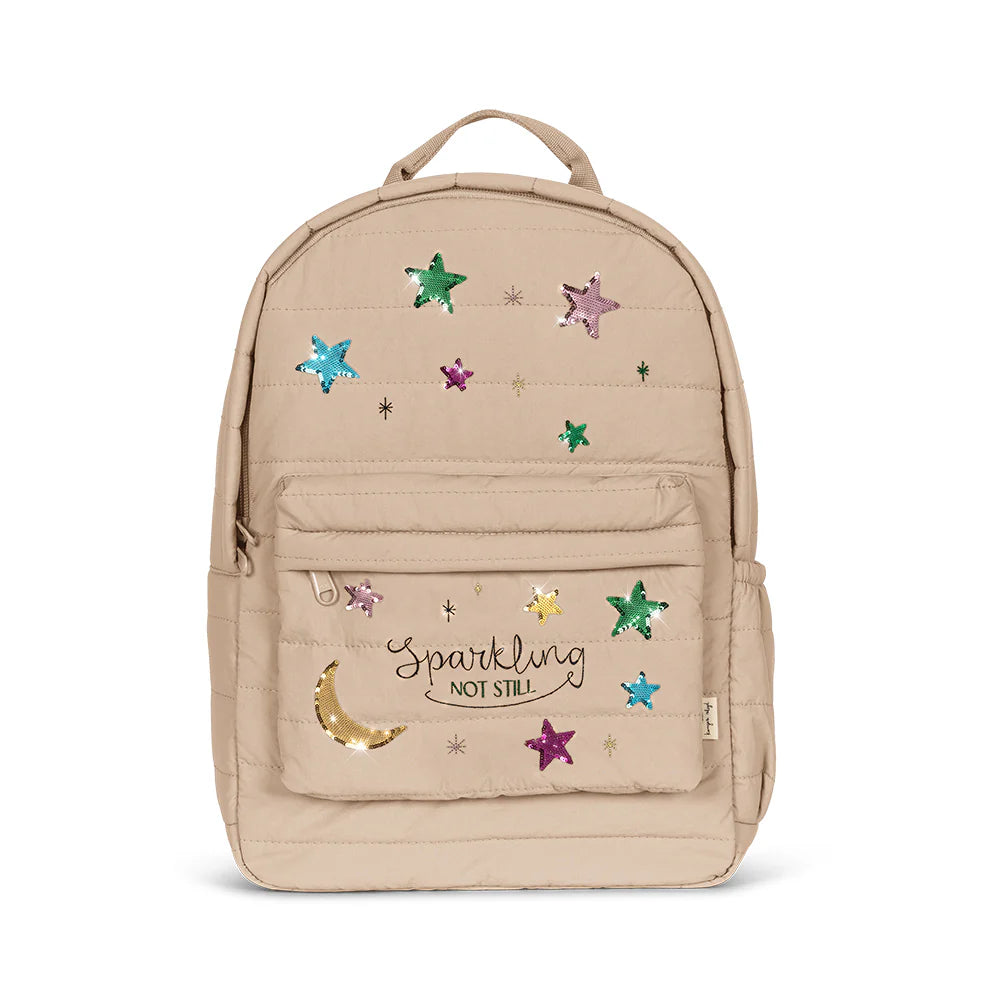 Juno Quilted Backpack Midi - Frappé Sparkling