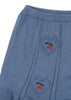 Konges Sløjd - Soleil Knit Skirt GOTS - Country Blue