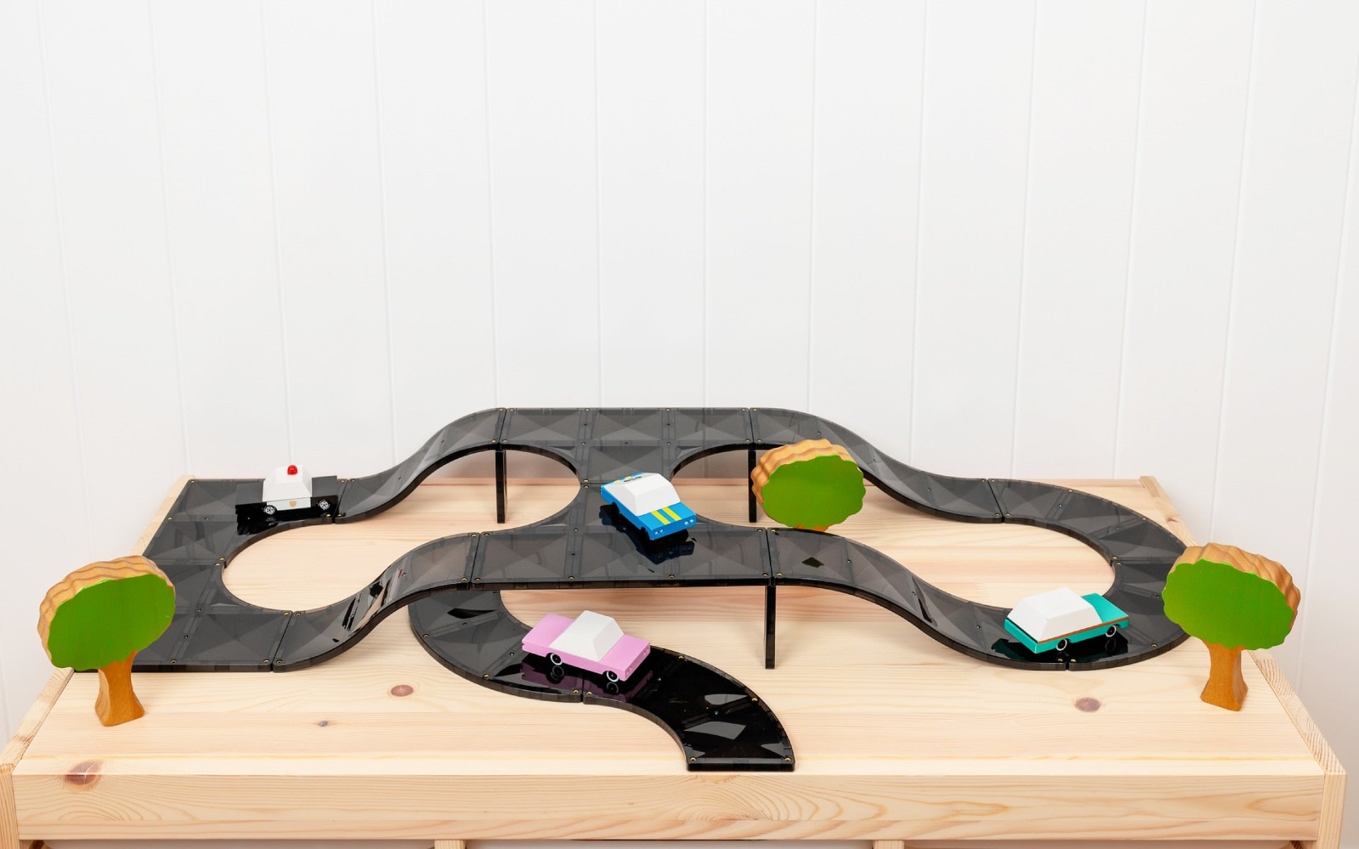 CONNETIX - Magnetic Tiles Ramps & Intersections Pack 16 pc – Little Kinder