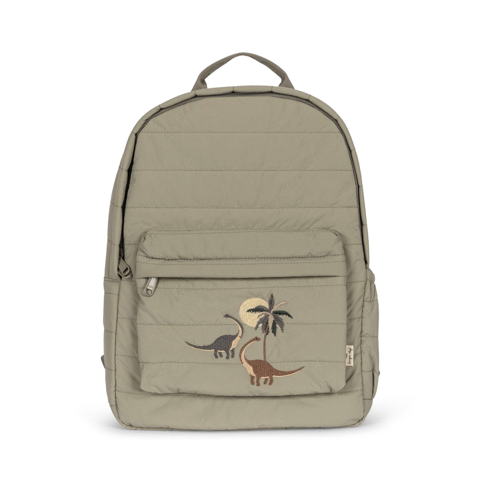 Juno Quilted Backpack Midi - Laurel Oak Dino