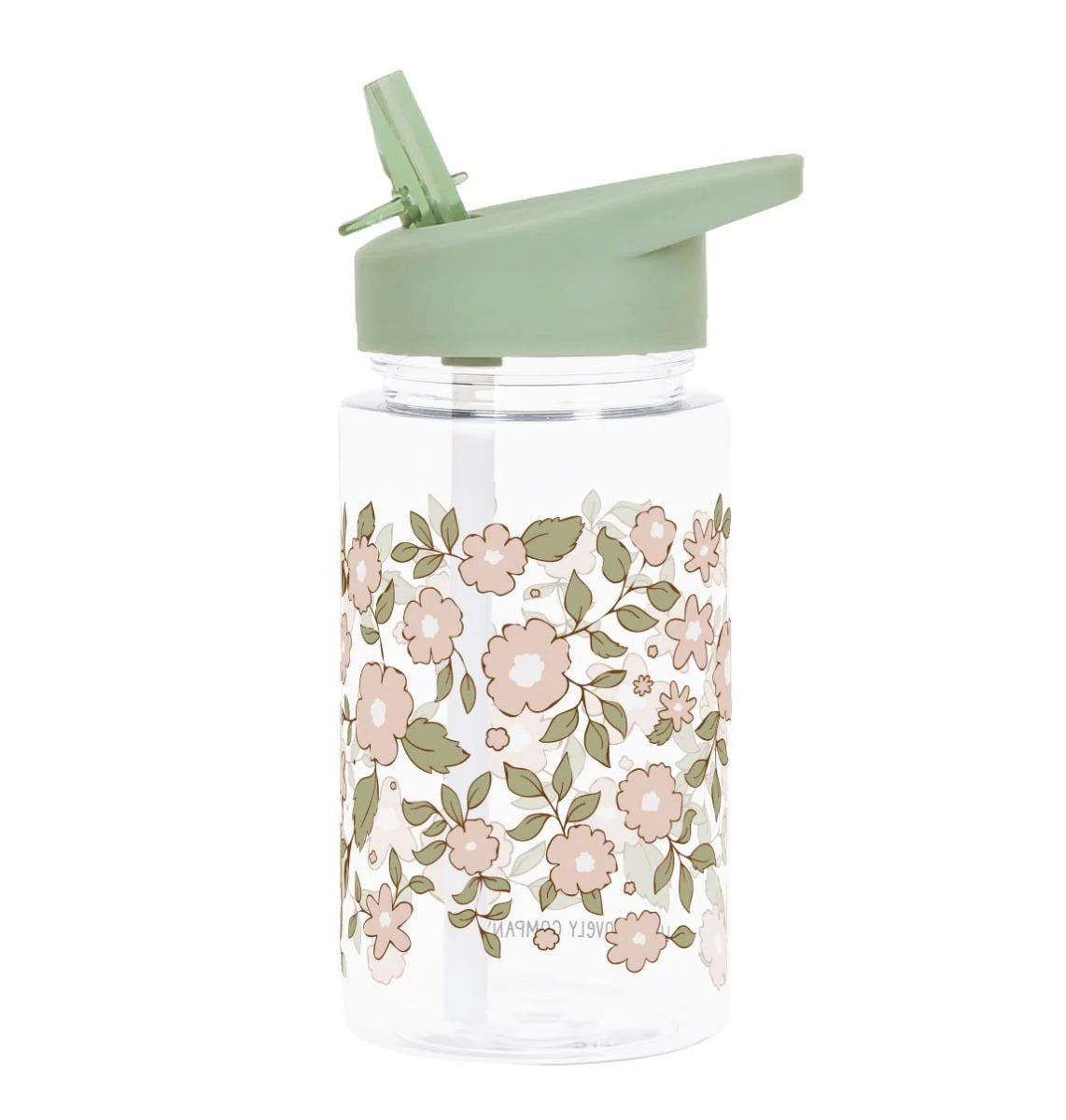 A LITTLE LOVELY COMPANY - Drink bottle - Blossoms - Sage