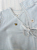 Konges Sløjd - Basic ls New Born Body Gots - Stripe Bluie