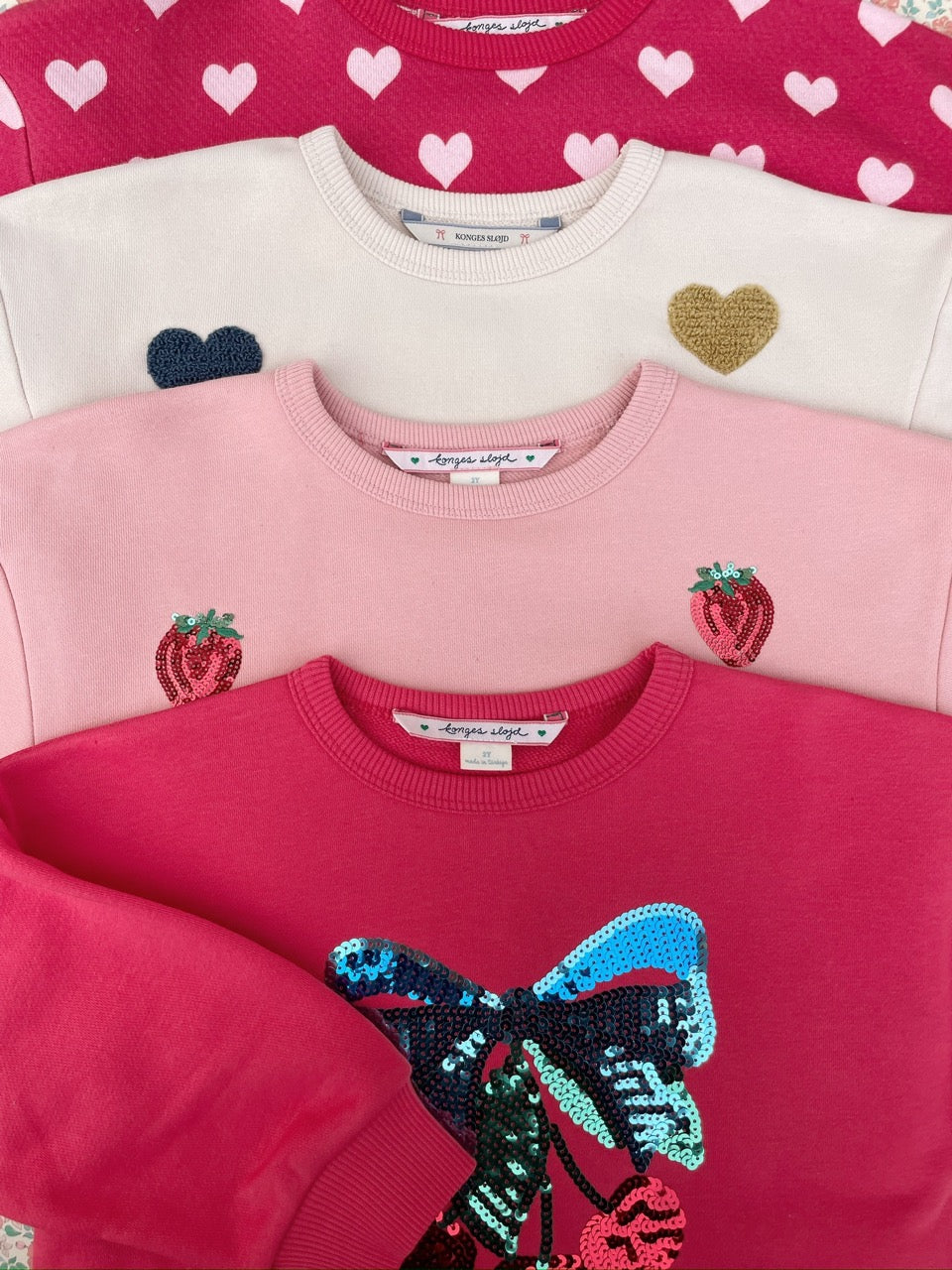 Konges Sløjd - Lou Sequin Sweat Shirt OCS - Winterberry