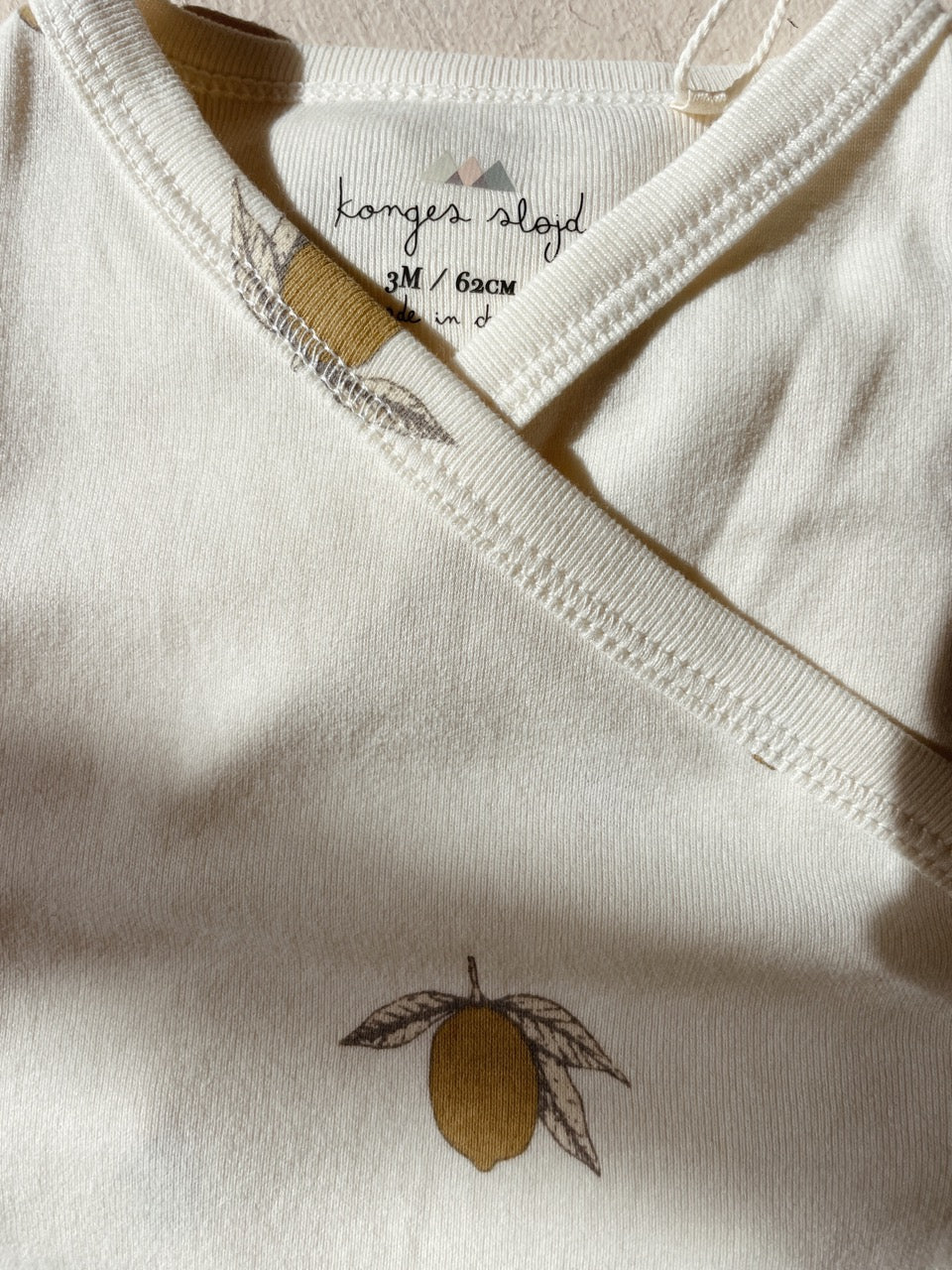 Konges Sløjd - New Born Body Gots - Lemon