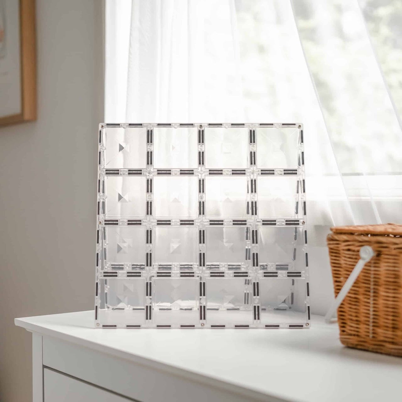 CONNETIX - Magnetic Tiles Clear Base Plate Pack 2 pc
