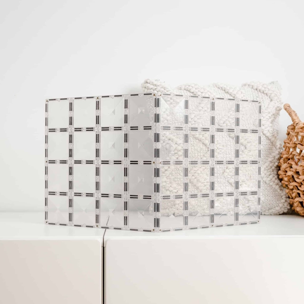 CONNETIX - Magnetic Tiles Clear Base Plate Pack 2 pc