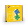 CONNETIX - Magnetic Tiles Rainbow Blue & Green Base Plate 2 pc
Connetix magnetic tiles packaging with colorful tiles on a yellow background
