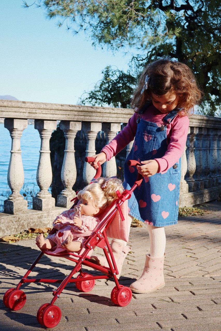 Magot Overall Dress GOTS - Bon Coeur Pink