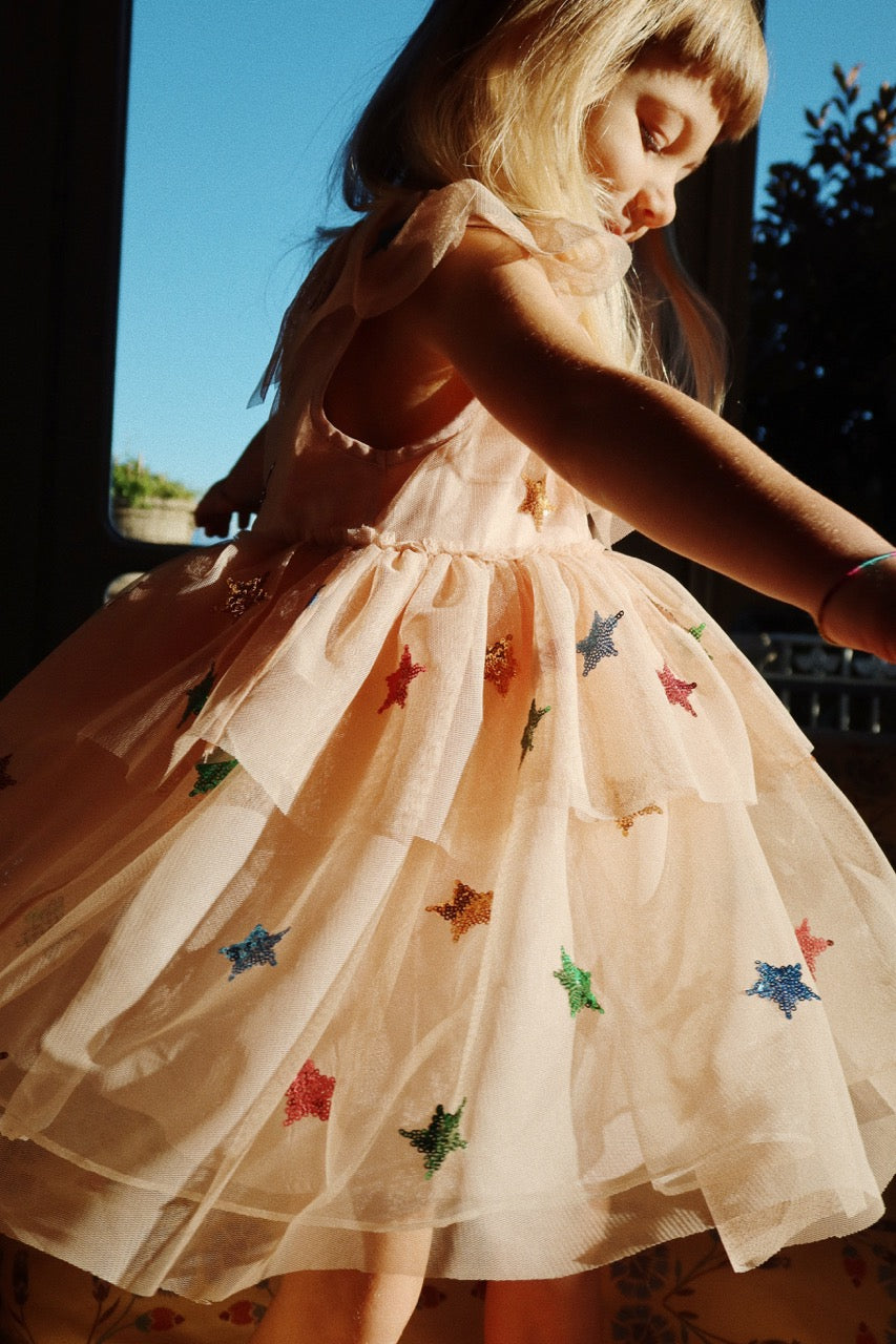 Konges Sljd - Yvonne Fairy Dress - Multi Star Little Kinder Konges Sljd - Yvonne Fairy Dress - Multi Star Little Kinder