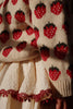 Belou Knit Collar Cardigan - Strawberry