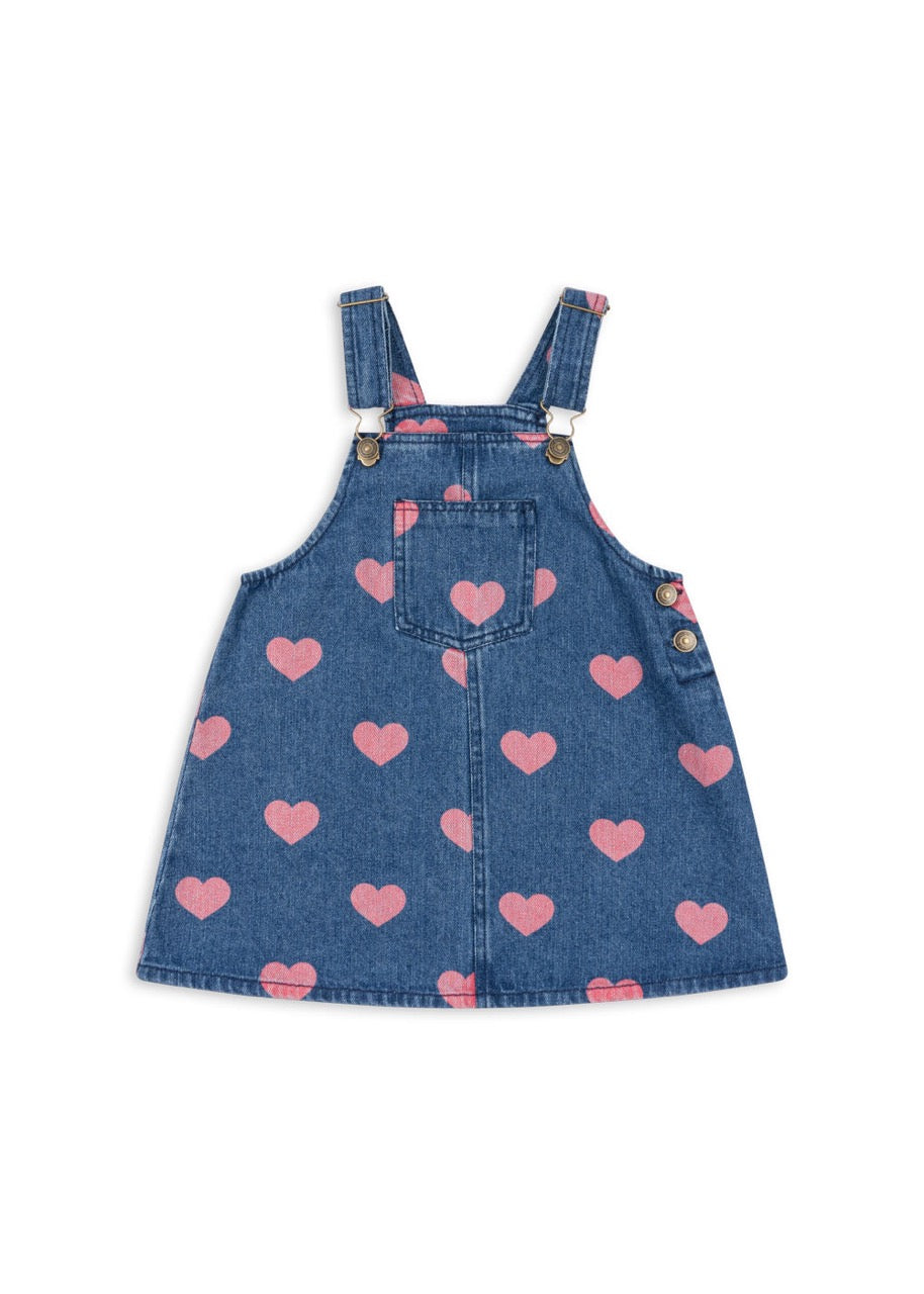 Magot Overall Dress GOTS - Bon Coeur Pink