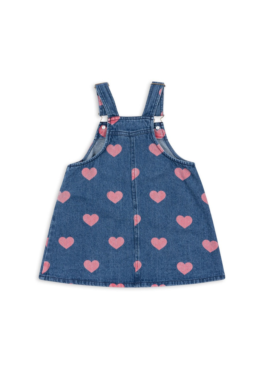 Magot Overall Dress GOTS - Bon Coeur Pink