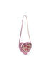 Tut Heart Sequin Bag - Rose