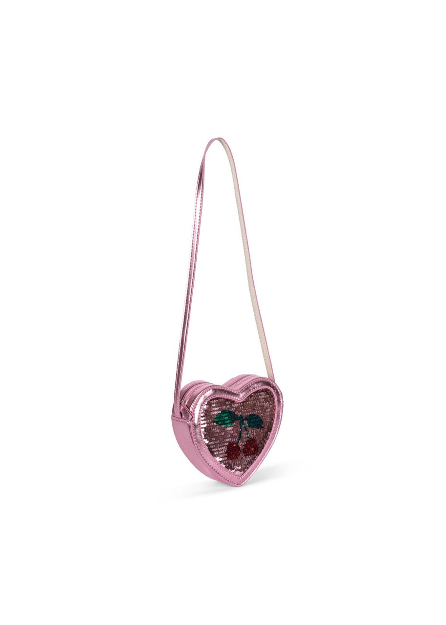 Tut Heart Sequin Bag - Rose