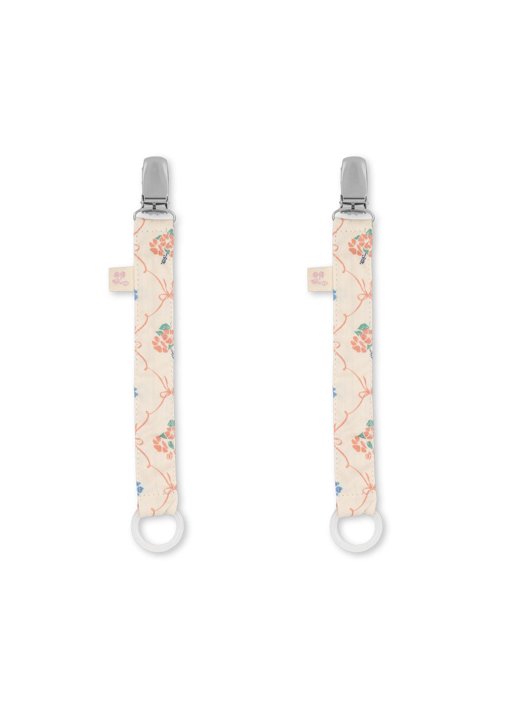 2 pack Pacifier Strap - Fleur Decor