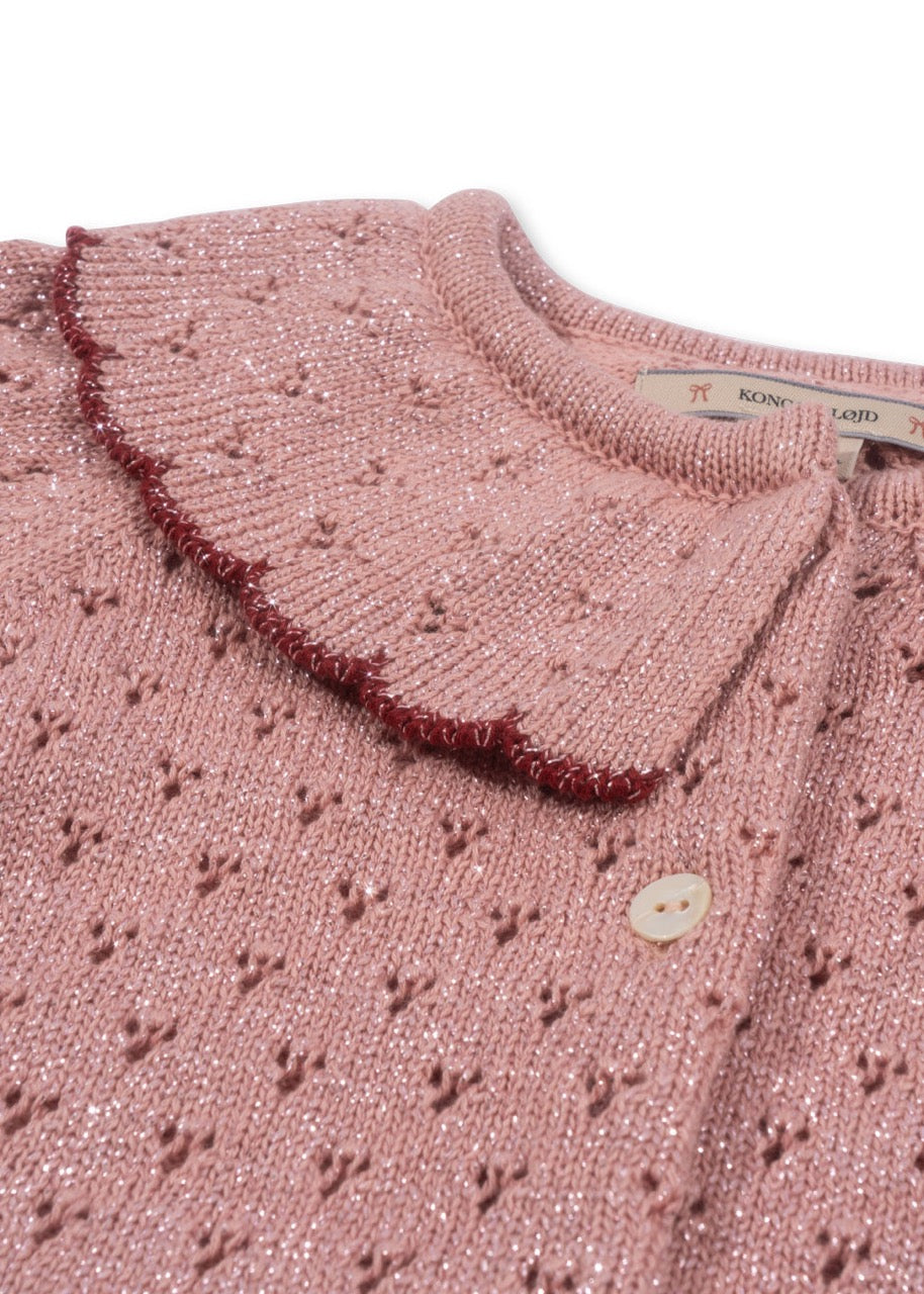 Holiday Knit Cardigan - Mellow Rose