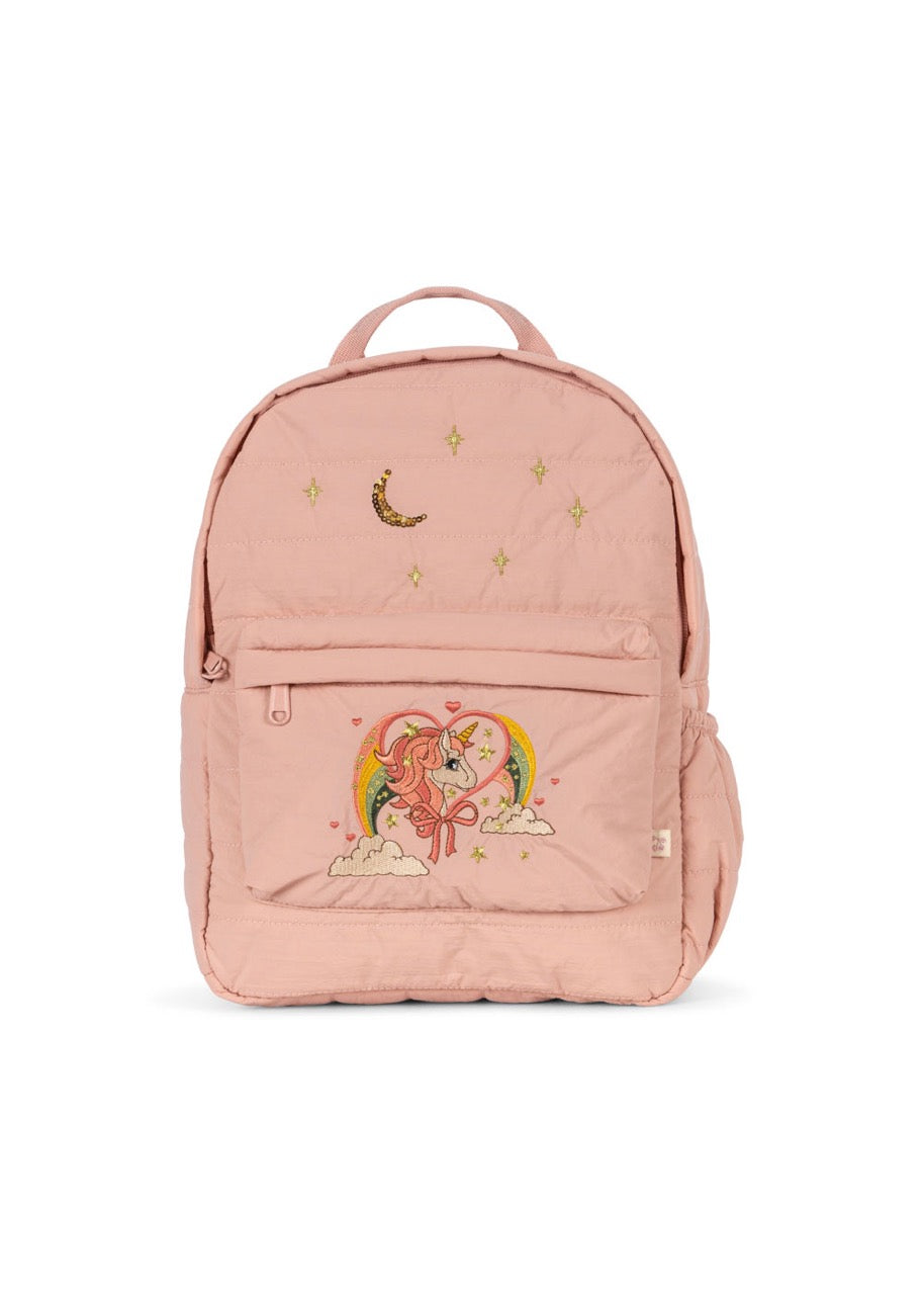 Juno Quilted Backpack Midi - Mellow Rose