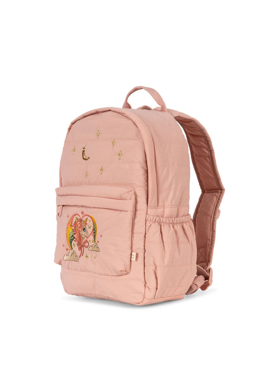 Juno Quilted Backpack Midi - Mellow Rose