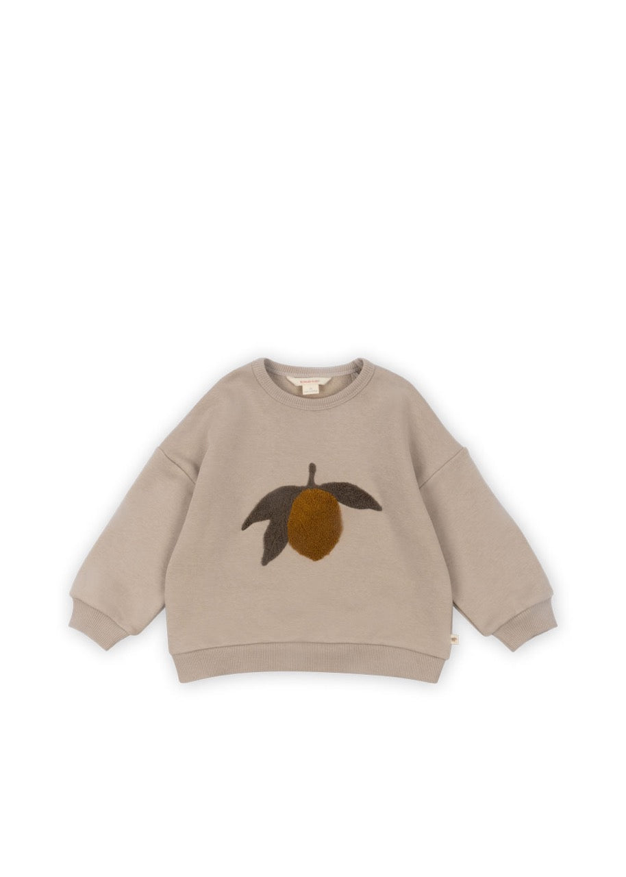 Lou Terry Sweat Shirt OCS - Oxford Tan