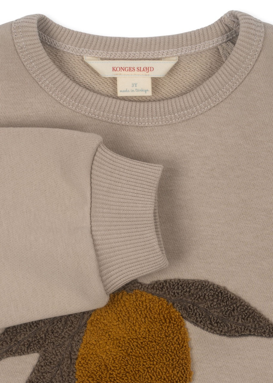 Lou Terry Sweat Shirt OCS - Oxford Tan