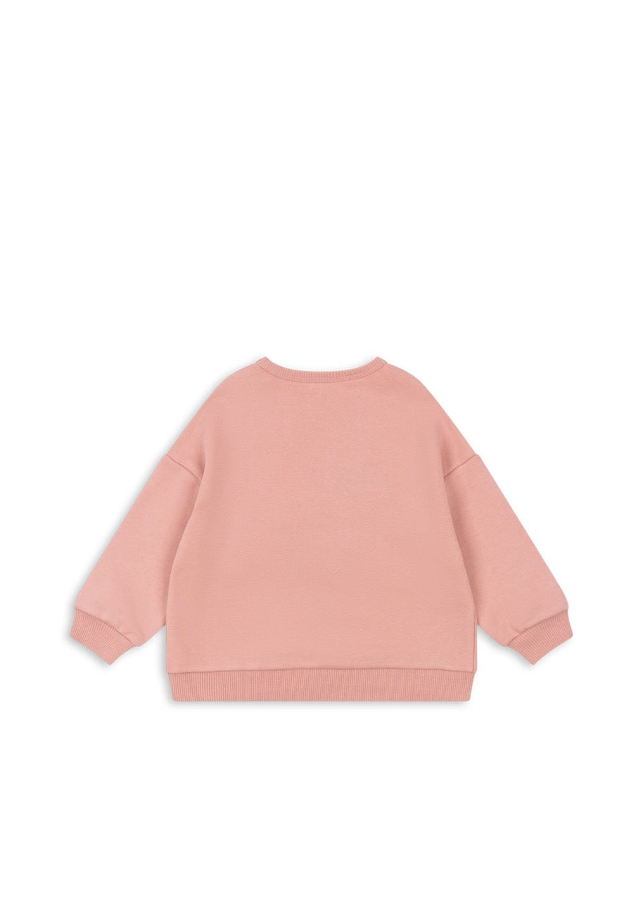 Lou Terry Sweat Shirt OCS - Mellow Rose