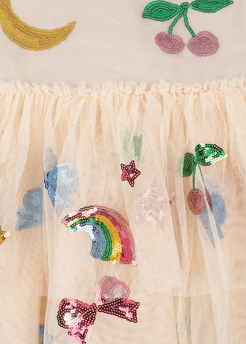 Yvonne Puff Dress - Rainbow Twinkle