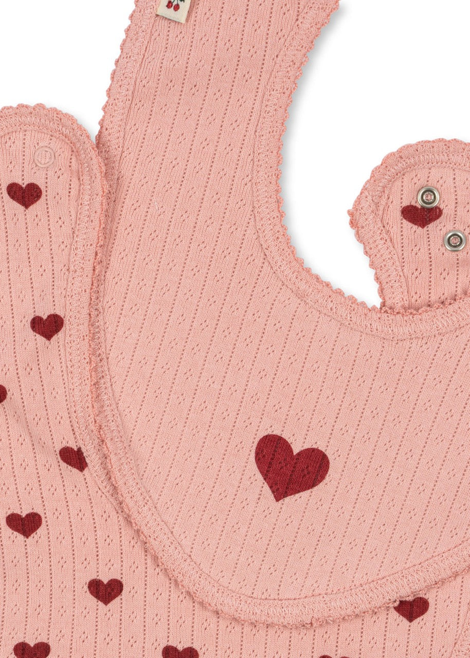 Minnie 2 pack bibs - Mellow Rose