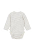 Konges Sløjd - Basic ls New Born Body Gots - Stripe Bluie