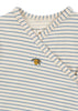 Konges Sløjd - Basic Newborn Onesie Gots - Stripe Bluie