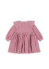 Konges Sløjd - Kim Dress GOTS - Sangria/Butter Check