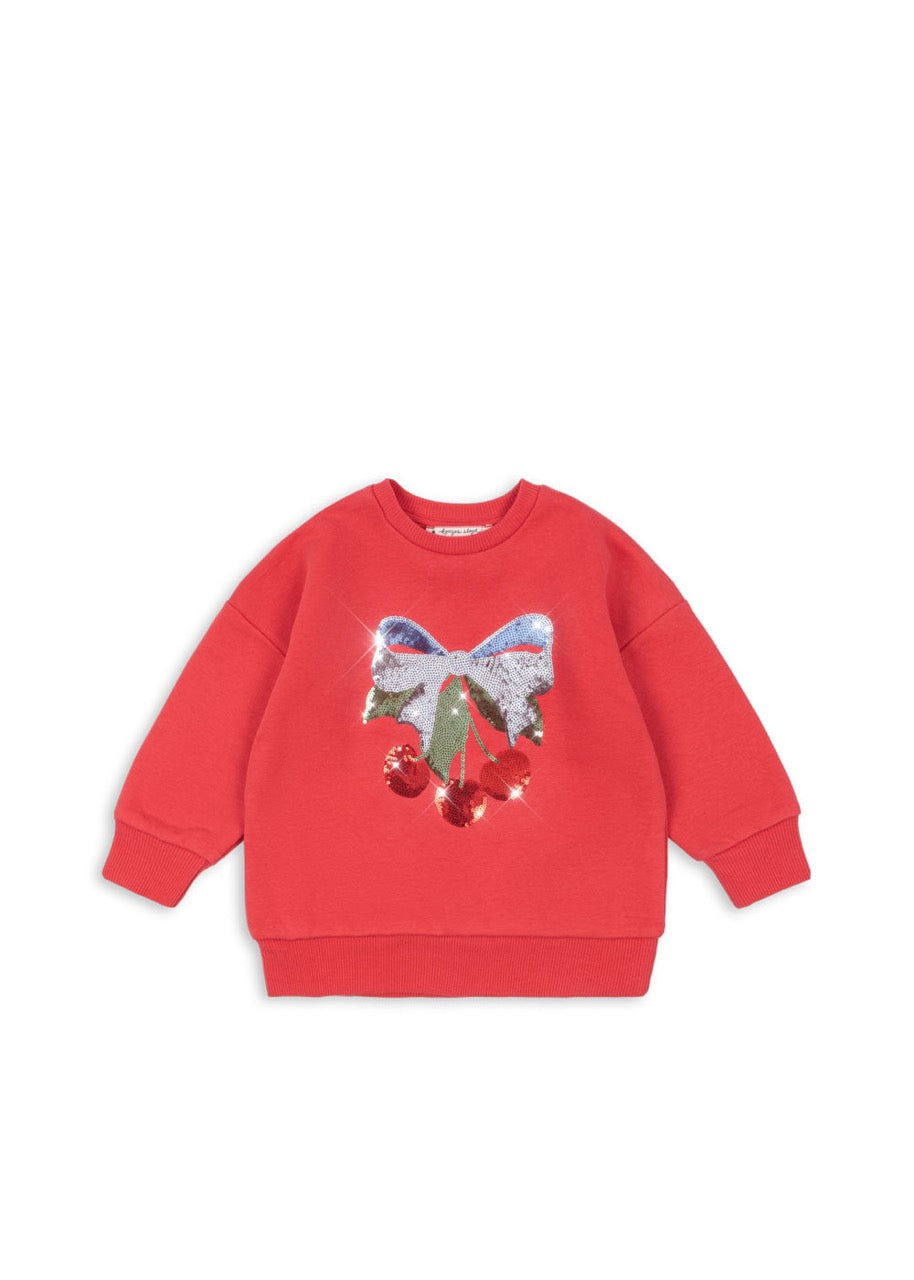 Konges Sløjd - Lou Sequin Sweat Shirt OCS - Winterberry