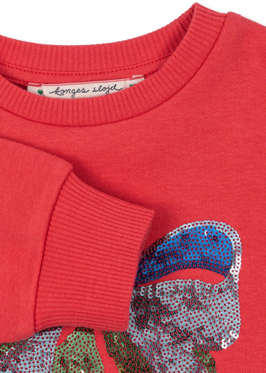 Konges Sløjd - Lou Sequin Sweat Shirt OCS - Winterberry