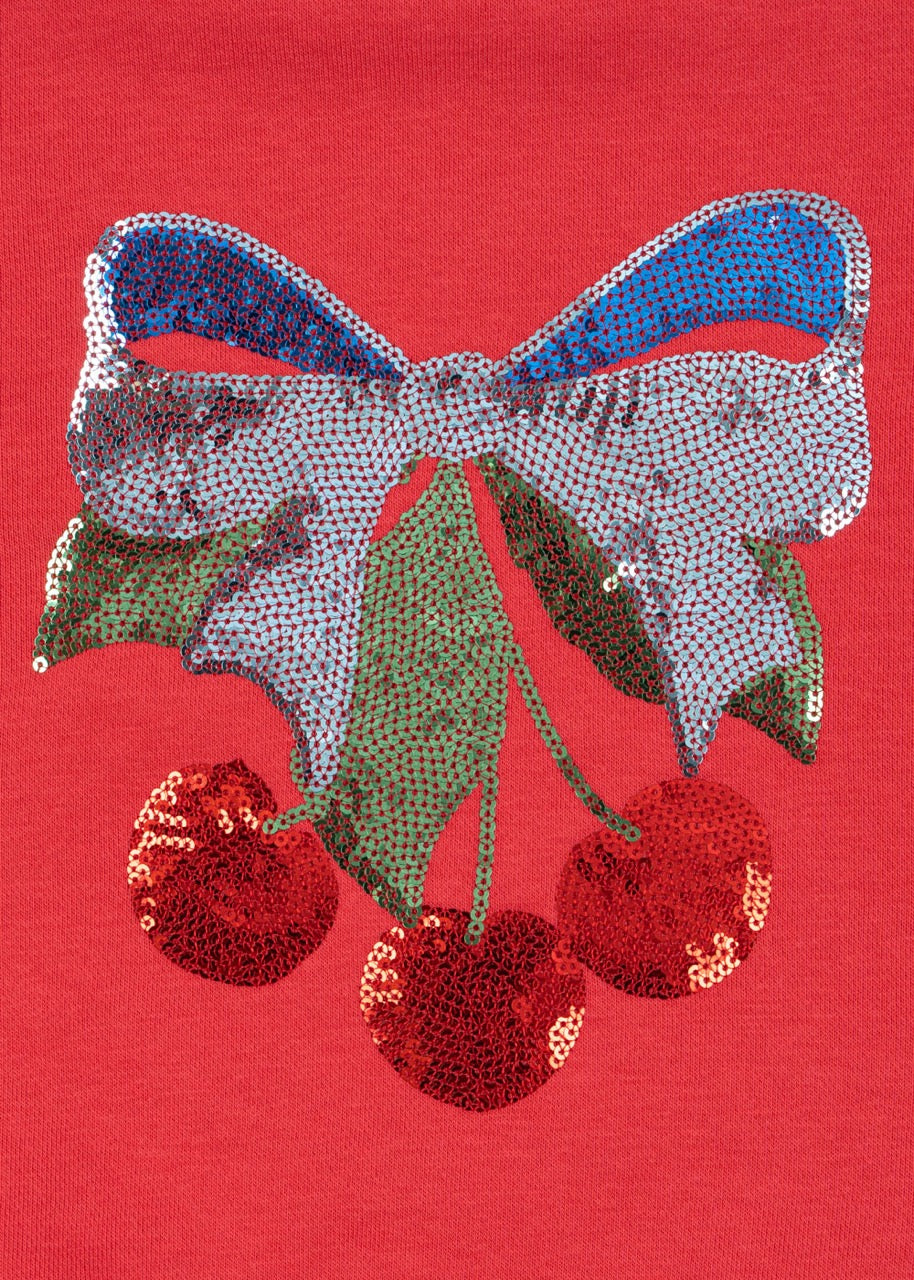 Konges Sløjd - Lou Sequin Sweat Shirt OCS - Winterberry