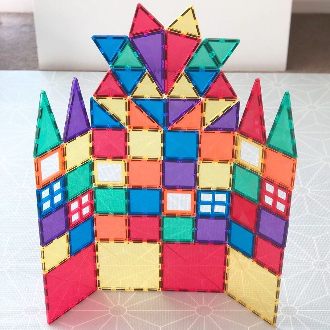 CONNETIX - Magnetic Tiles 62 Piece Starter Pack – Little Kinder