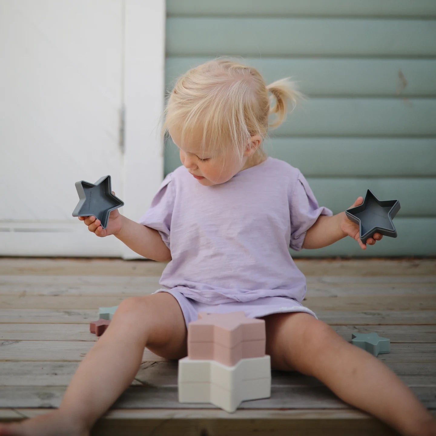 MUSHIE - Nesting Stars Toy | Made in Denmark