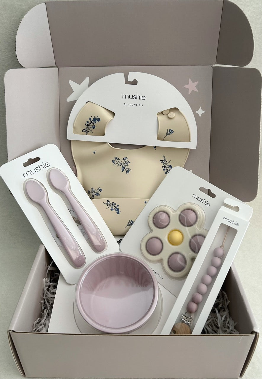 Gift Box Set - Lilac Flower (for baby 6M+)